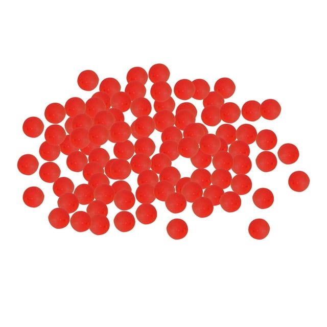 Almencla 100x Flotteurs de Pêche Professionnels Bobber Couleur Vive Rouge 6.0mm