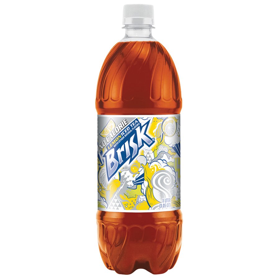 Brisk Diet Lemon Iced Tea, 33.8 Fl. Oz.