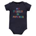 thumbnail image 3 of Hudson Baby Infant Boys Cotton Bodysuits, Boy Bold Family, 3-6 Months, 3 of 7