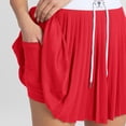 thumbnail image 3 of Women's WEAR by Erin Andrews  Red Philadelphia Phillies Pleated Skort, 3 of 6