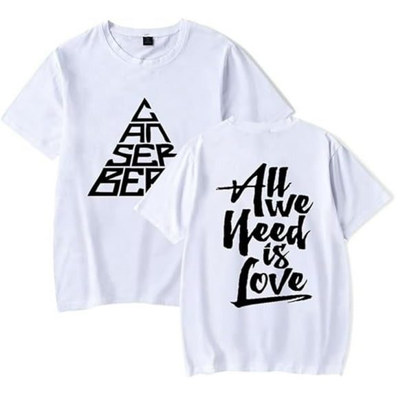 Canserbero All We Need Is Love Merch T-shirt Summer Trend Short Sleeve Unisex Streetwear