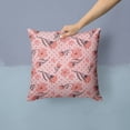 thumbnail image 2 of Watercolor Floral Art Canvas Fabric Decorative Pillow, 2 of 4