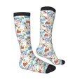 thumbnail image 3 of Balery Stamp Printed Novelty Socks Men's Women's Crew Socks Sports Socks Knee High Socks Cotton Socks Quirky and Cool Socks, 3 of 9