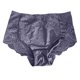 thumbnail image 2 of Gibobby Ropa Interior con Entrenamiento Nueva ropa interior de encaje sexy Ropa interior grande de cintura alta triangular para mujer(Gris， XXL), 2 of 4