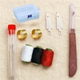 thumbnail image 4 of Complete Hand Sewing Kit for Quilting, Qiopertar Under $5 Hand Sewing Tools Kit For Quilts - Needles Thread Accessories Included Ideal For DIY Sewing Home Repairs, 4 of 4