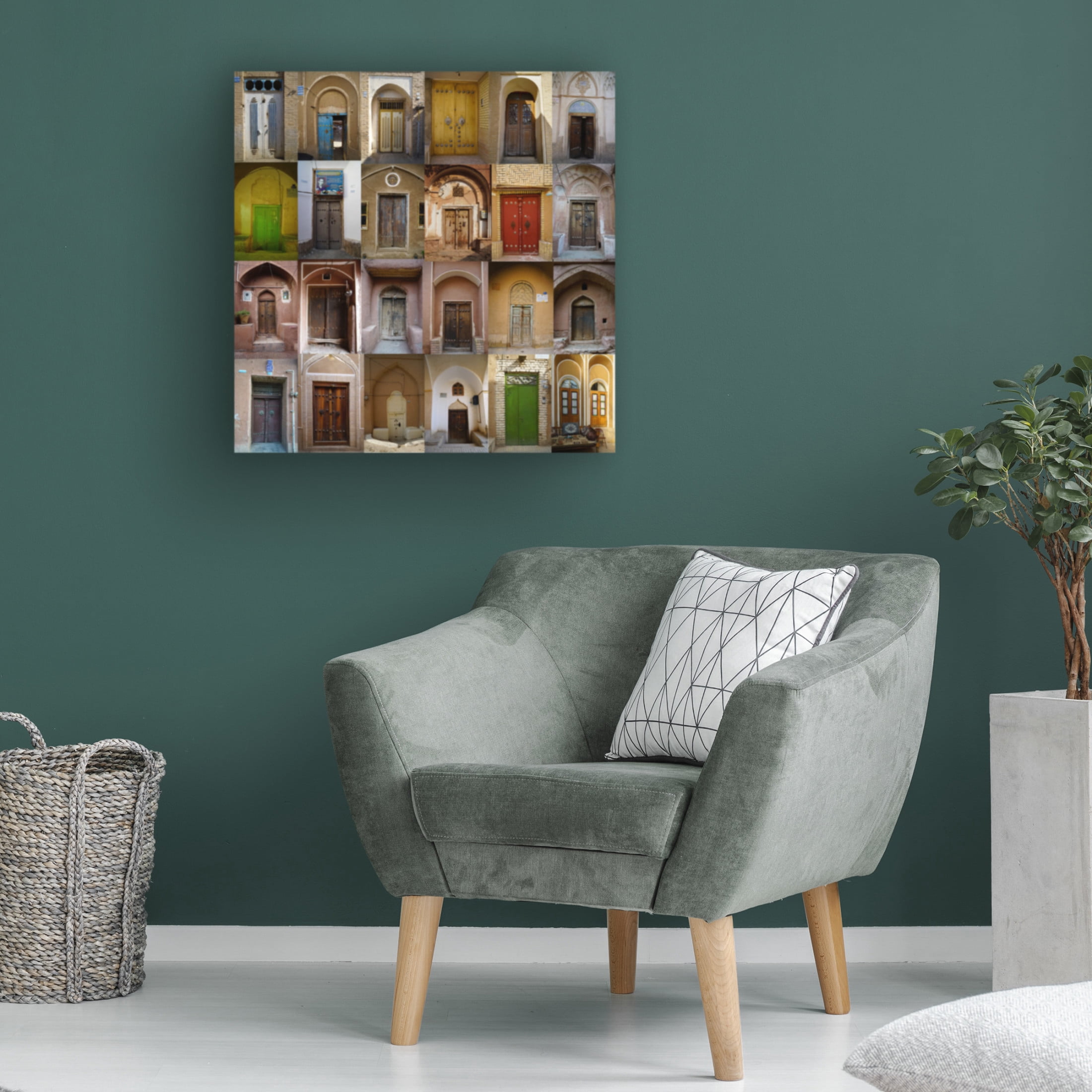 Trademark Fine Art Fatma GOKMEN Iranian Doors Canvas Wall Art