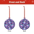 thumbnail image 2 of Disketp crystal Skull mushroom The Christmas Ornaments, Christmas Tree Acrylic Hanging Decorations Pendant Christmas Decor Indoors Home Party-Round Shape, 2 of 7