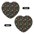 thumbnail image 2 of Easygdp Vector Retro Music Travel Makeup Mirror, 2X Magnifying Mirror 2-Sided Travel Essential Mirror, Magnetic Portable Mirror-Heart Shape, 2 of 9