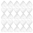 thumbnail image 1 of unbranded 200Ud Adhesivos Acrílicos Espejo Corazón Plateado Para Pared Con Romántico Y Fácil Aplicación, 1 of 8