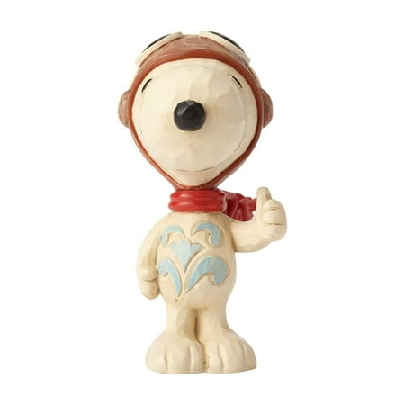 Enesco Peanuts By Jim Shore Snoopy Flying Ace Mini Figurine