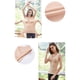 thumbnail image 5 of Qarigey Ropa interior de terciopelo, lencería Sexy de encaje con cuello en V, chaleco que aprieta la cintura suave y flácida, Tops de gran Ropa interior Vino rojo 2XL, 5 of 6