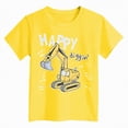 thumbnail image 4 of TOWED22 Boys Fashion T-Shirts Short Sleeve Crew Neck Graphic Tees Trendy Prints Cotton Casual Tops for Kids(Yellow,11-12 Y), 4 of 4