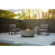 Real Flame Idledale Propane Fire Bowl for Outdoors in Glacier Gray