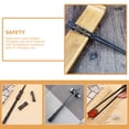 thumbnail image 3 of 5 pares de palillos chinos reutilizables de fibra de vidrio, antideslizantes, para sushi., 3 of 7