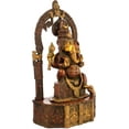 thumbnail image 2 of Exotic India Seated Lord Ganesh Statue, Size: 6.2 x 10.7 x 19.9, Multicolor, 2 of 2