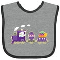 thumbnail image 3 of Inktastic Easter Bunny Rabbit Egg Train Boys or Girls Baby Bib, 3 of 4