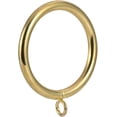 thumbnail image 2 of Curtain Ring Metal 28-Pcs 2.0 Inch Inner Diameter with Eyelets Fit Up to 1.7 Inch Rod Large Wire Diameter (Gold-28pcs), 2 of 5