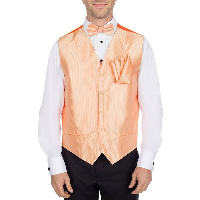 Peach tuxedo deals vest