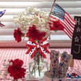 thumbnail image 5 of Red White & Stripes Ribbon 5 Yards 1.5 inch Wide Ribbon Usa 250Th Anniversary Wired Ribbon for Crafts Wrapping Wreath Bows Patriotic 4th of July Ribbons for Memorial Day Home Party Decoration, 5 of 8