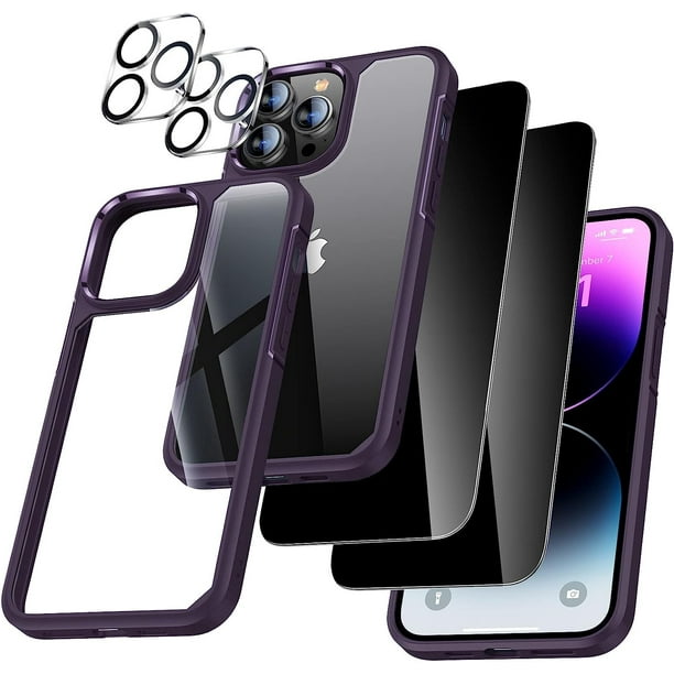  Spy-Fy iPhone 13 Pro Case with Camera Covers Front and Rear, Protect Your iPhone and Privacy, 6-Foot Drop Proof, 6,1 Inch