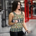 thumbnail image 5 of Fotbe Traditional Tribal Aztec1 Womens Loose Fit Casual Flowy Slim-Fit Tank Tops Athletic Round Neck Trendy Sleeveless Summer Tops for Gym and Yoga-Small, 5 of 7