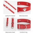 thumbnail image 6 of Walbest Dog Collar Pet Collar Adjustable Size Metal Buckle Dog Footprint Decoration Comfortable to Wear Pet Supplies, 6 of 8
