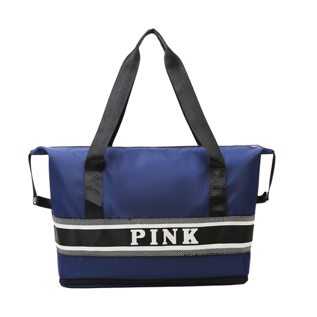 Bolsa de viaje,Bolsa de fin de semana,Bolsa de mano de lona impermeable para gimnasio,Bolsas de viaje para llevar durante la noche para mujeres con bolsillo húmedo en la manga del carrito,Bolsas de