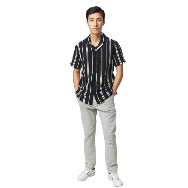 Camisa para Hombre manga corta Casual