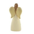 thumbnail image 2 of Figurine Faith Angel Polyresin Praying Hands Cross Church 20491, 2 of 3