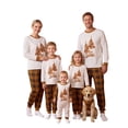 thumbnail image 5 of Nibbcoa Family Matching Christmas Pajamas Set Long Sleeve Tops Plaid Trousers, 5 of 10