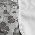 thumbnail image 4 of Grey and White Microwave Oven Cover, Hand Drawn Inflorescence on Tender Spring Tree Branches Striped, Water Resistant Organizer with Pockets for Kitchen, 36" x 12", Grey and White, by Ambesonne, 4 of 4
