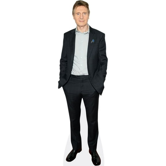 Liam Neeson (Black Suit) Mini Cardboard Cutout Standee