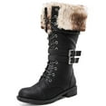thumbnail image 2 of GLOBALWIN Black Combat Boots For Women Knee High 8.5M, 2 of 7