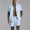 Sky Blue, variant on WWV Men Short Set Lapel Short Sleeve Button Shirt Elastic Waist Shorts Outfits Solid Color Trendy Loose Fit Party Leisure Suit Beige L