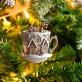 thumbnail image 6 of 1Pcs Gingerbread House Ornaments for Christmas Tree Gingerbread Christmas Decor with Rope Xmas Hanging Ornaments for Xmas Tree Holiday Party New Year Home Decorations, 6 of 8