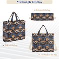 thumbnail image 3 of FORMRS Womens Corduroy Tote Bag Crossbody Shoulder Purse Handbag with Detachable Strap, Art Geometric Pattern, 3 of 4