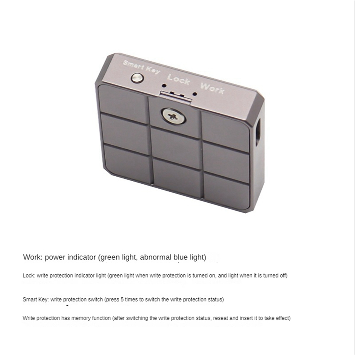 4X M2 SSD Case M.2 NVME 2230 SSD Enclosure, USB 3.2 10Gbps to NVME M-Key External Solid State Drive Case