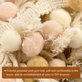 thumbnail image 5 of Uxcell 2 Yards Pom Pom Ball Fringe Trim Ribbon Sewing for DIY Crafts Beige, 5 of 6