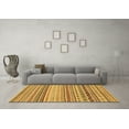 thumbnail image 3 of Ahgly Company Indoor Rectangle Abstract Brown Modern Area Rugs, 4' x 6', 3 of 4