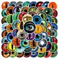 thumbnail image 1 of Set de pegatinas Eyeball Waterproof Vinyl Graffiti, 80 unidades, 1 of 4