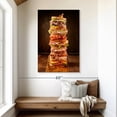 thumbnail image 2 of Elephant Stock Sandwich Stack Wall Art - Vertical Canvas Wall Art - Dining Room Wall Decor - Food And Drink Canvas - Orange And Brown Decor - 32" x 48", 2 of 8