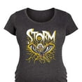 thumbnail image 3 of Marvel X-Men - Storm Lightning - Maternity Scoop Neck Graphic T-Shirt, 3 of 5