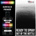 thumbnail image 2 of U.S Art Supply Black Surface Primer Airbrush Paint, 8 oz - Ready-To-Spray, Water-Based Acrylic Polyurethane - Artist Multi-Surface Priming, Plastic, Metal, Canvas, Wood - Craft, Hobby Model Modeling, 2 of 5