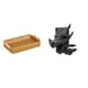 thumbnail image 1 of Cestas De Frutas Tejidas Y Cuenco Para Aperitivos Con Sujetalibros Decorativo Para Decoración Del Hogar. Plato De Pan Y Soporte Para Libros Para Escritorio, Estantería Y Mueble De Sala De, 1 of 8