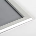 thumbnail image 4 of M&T Displays Picture Frame 36x48 Inch, Front Loading Diploma Frame, Silver Color 1.25" Aluminum Profile Size, 2 Packs, 4 of 7
