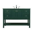 thumbnail image 3 of 48 inch single bathroom vanity in green, 3 of 8