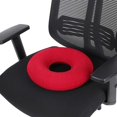 thumbnail image 2 of Cojín para hemorroides con almohada para coxis de donut, nuevo cojín inflable redondo para silla, soporte para cadera, cojín para asiento para hemorroides con bomba (rojo), 2 of 5