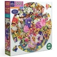 thumbnail image 1 of eeBoo Piece & Love : Bouquet d'Automne - Casse-Tête de 500 Pcs - Casse-Tête Rond pour Adulte 23"x 23 Pouces Inclut Insert de Référence d'Image Pièces Brillantes, 1 of 5