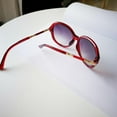 thumbnail image 4 of Las Gafas de terre Talladas de de Las Mujeres de de Imprimen La Impresión rojo, rojo Salvador Gafas de sol, 4 of 8