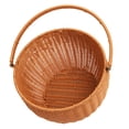 thumbnail image 2 of Cesta de picnic con asa, cesta de almacenamiento de ratán sintético, organizador compacto para despensa, encimera de cocina, frutas de playa, desayuno, 2 of 8